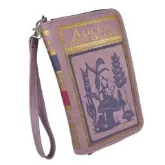 Lavender & Purple Alice ID Wallet - Snap Close Fashion Wristlet