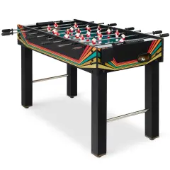 Best Choice Products 48in Competition Sized Foosball Table for Home, Game Room w/ 2 Balls, 2 Cup Holders Arcade