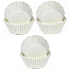 Chef Craft Non-Stick White Parchment Paper Cupcake Liners, Standard Size Baking Cups - 50 Count