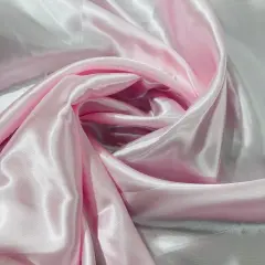1 Yard Charmeuse Satin Lining Fabric Soft Medium Weight Polyester for Dressmaking and Gowns 60 Inch Width Pink