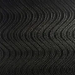 1 Yard Swirl Velvet Flocking Fabric for Upholstery Home Decor Drapery Crafts 58/60" Width Black