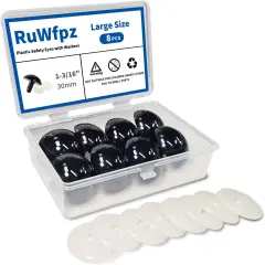 Large Safety Eyes for Crocheting Amigurumi 30mm 1-3/16" - 8Pcs