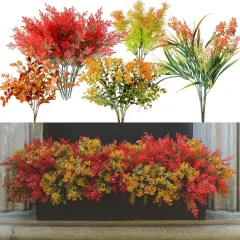 12Pcs Artificial Fall Flowers