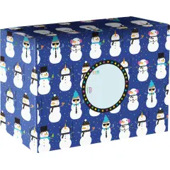 Pack/6: Snowman Party Theme Mailing Box - 12 x 6 x 9"