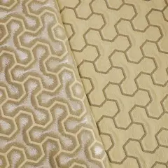 Beige/Brown/Multi Pinwheel Jacquard Home Decorating Fabric By the Yard