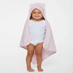Rabbit Skins&reg; Infant Hooded Terry Cloth Towel With Ears - 1013 Ballerina