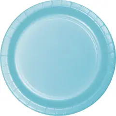 240 pc Bulk Pastel Blue Sturdy Style 8.75 inch 8.75 inch Dinner Plates