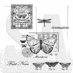 Stampers Anonymous Cling Stamps 7"X8.5"