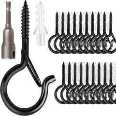 36 PCS Q-Hanger Hooks with Safety Buckle