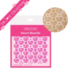 Hearts Mystical Stencil