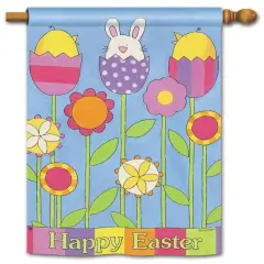 Easter Garden Banner 2 Sided House Flag