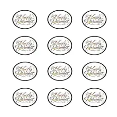 Happy Retirement Cupcake rounds 2 inch's in size 12 per sheet