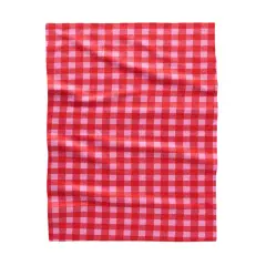 RED & PINK GINGHAM TEA TOWEL