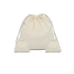 Expansive 6" x 9" Plain Cotton Muslin Pouch