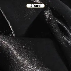 Superior Quality Crepe Back Satin Fabric 60" Wide Multiple Colors Black