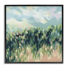 Stupell Industries Abstract Rural Plants Framed Giclee Wall Art Design by June Erica Vess