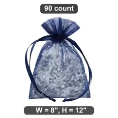 Sheer 8&rdquo; x 12&rdquo; Organza Bags Perfect for Small Treats