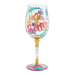 Enesco Lolita Life When Retired Wine Glass
