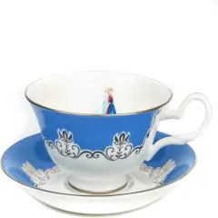Disney English Ladies: Frozen Sisters Forever Anna and Elsa Cup & Saucer