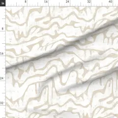 Various Fabrics by the Yard or Fat Quarter Modern Earth Tones Serene Abstract Boho Lines Geometric Faux Mudcloth Beige Calm Tranquil Custom Printed Fabric by Spoonflower