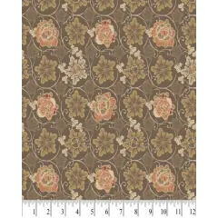 Vine Floral Cotton Fabric by The Yard | By the Yard | Sewing and Crafting | 44 inches wide