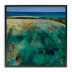 Stupell Industries Beachy Maritime Landscape Framed Giclee Wall Art Design by Ngo