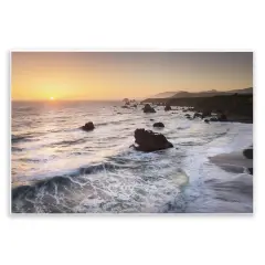 Stupell Industries Sonoma Coast Sunset Wall Plaque Art Design by Alan Majchrowicz