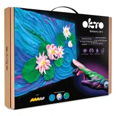 Okto Sensory Art DIY 3D Clay Painting Kit - Water Lilies