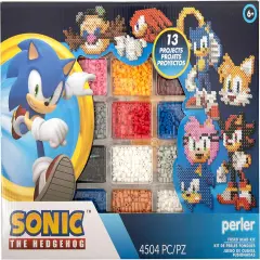Sonic The Hedgehog Bead Kits with 14 Projects - 4504 Pieces (Multicolor)