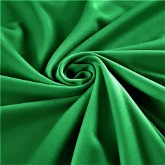 1 Yard Stretch Crepe Scuba Techno Knit Fabric for Stylish Head Wraps Theatrical Costumes and DIY Sewing Kelly Green