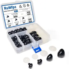 Safety Noses for Crochet Animals Amigurumi 15-30mm - 4 Sizes