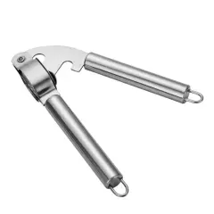 Garlic Press Stainless Squeezer Steel Grinder Professional Masher Handheld Tool