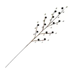 Halloween Berry Stem Black & White-3PCS