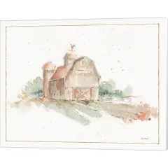 Farm Friends XV Barn by Lisa Audit 20" x 16" Canvas Wall Art
