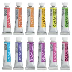 Holbein Artists' Watercolors- Set of 12, Luminous, 5 ml