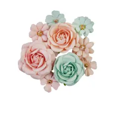 Miel Collection Flowers - Corazon - 9 Pcs, 1.5"-2.5"