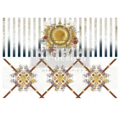 Decor Transfers&reg; - Cece Stately & Stylish - total sheet size 24"x35", cut into 2 sheets