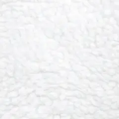 Solid White Sherpa Plush Fleece Fabric | By The Yard