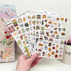 bloom daily planners Planner Stickers, Fall Expansion Pack