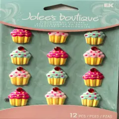 Jolee's Boutique Cupcakes Cabochons Dimensional Stickers