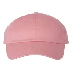 Valucap&reg; Adult Bio Washed Classic Dad Hat Pink