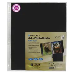 Itoya Superclear Refill Pages - 14" x 17", Pkg of 10