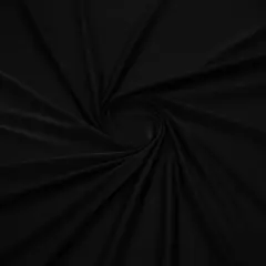 Feather Microfiber Nylon Spandex Jersey Fabric Black