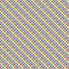 Multi Colored Dotted Check 44"/45" Cotton Fabric per yard