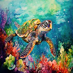 Sunsout Out for a Swim 550 pc Jigsaw Puzzle 71372