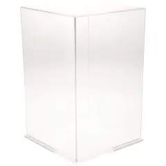 Plymor Clear Acrylic Display Case, 9" W x 9" D x 14" H Clear Base