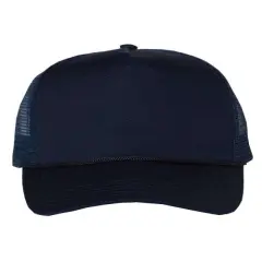 Valucap&reg; Five Panel Trucker Cap Navy