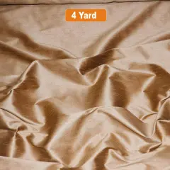 Polyester Silk Fabric Faux Silk Dupioni Fabric Khaki
