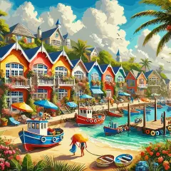 Sunsout Coastal Kaleidoscope 500 pc Jigsaw Puzzle 27315