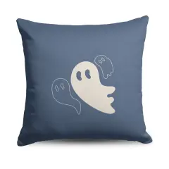 Halloween 18 Inch Throw Pillow Ghosties